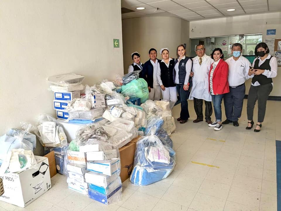 Diputada Myrna Flores entrega material hospitalario al Hospital Materno Infantil&nbsp;Reynosa