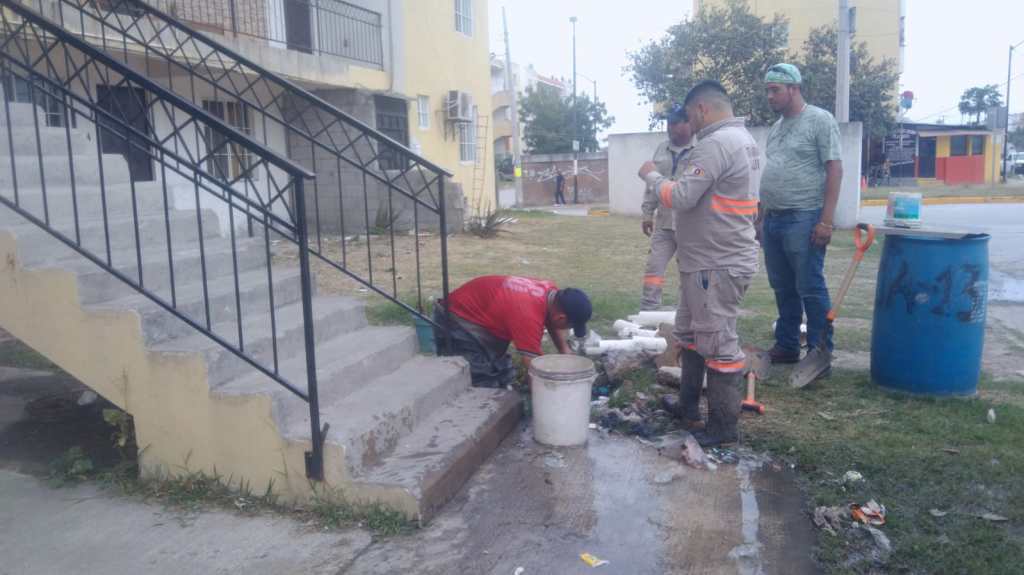 COMAPA Altamira repara fugas de agua en fraccionamientos y&nbsp;colonias