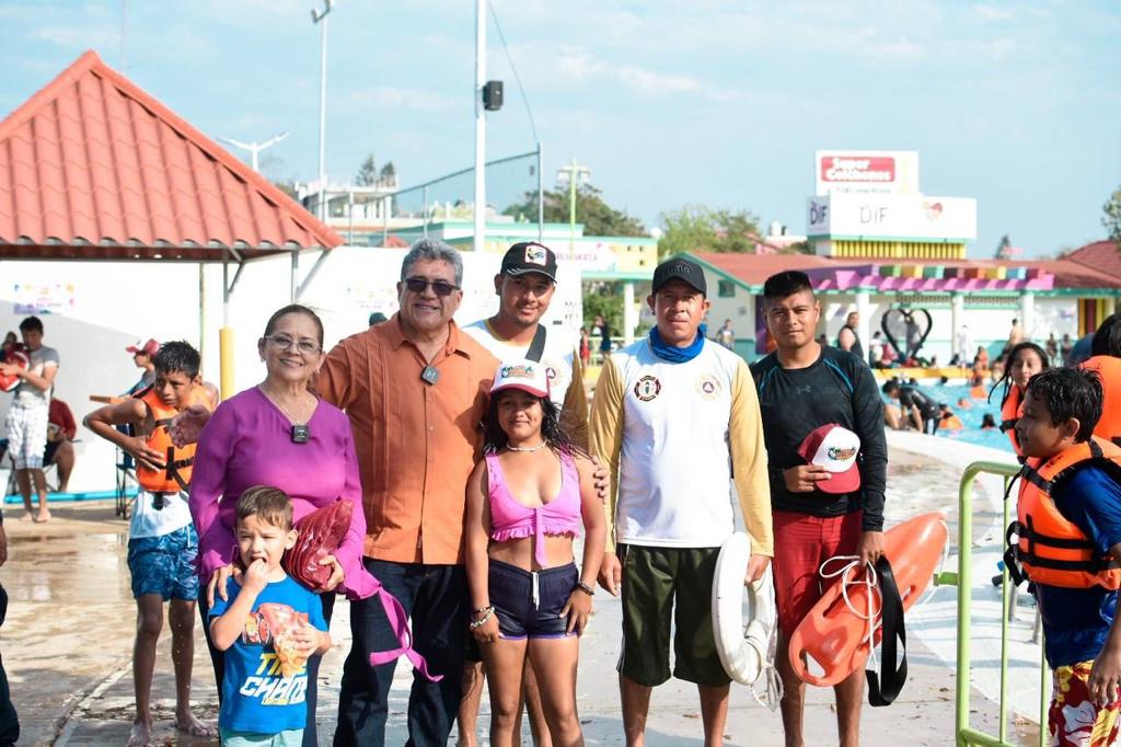 BATE RÉCORD DE AFLUENCIA EL PARQUE ACUÁTICO DEL DIF ALTAMIRA DURANTE PERIODO VACACIONAL DE SEMANA&nbsp;SANTA