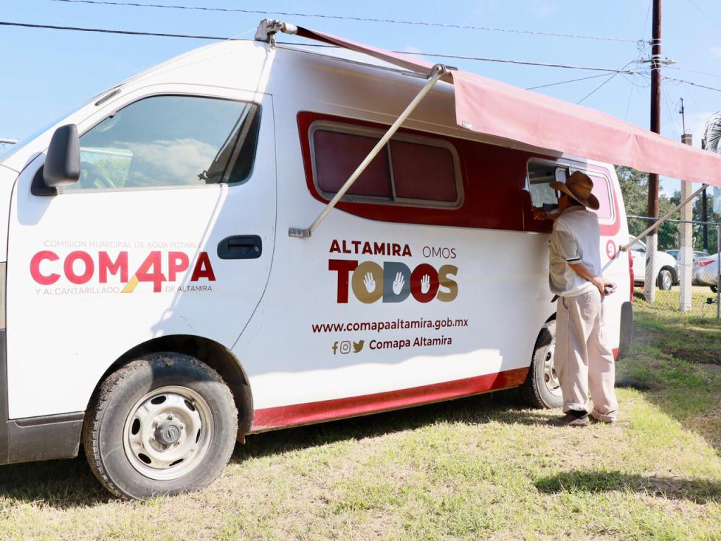 Trasladan COMAPA Móviles a la zona rural de&nbsp;Altamira