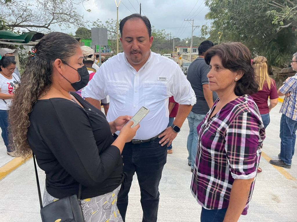 COMAPA Altamira trabaja en conjunto con gobierno municipal para mejorar servicios de agua potable y drenaje en colonia Industrial&nbsp;Guerrero