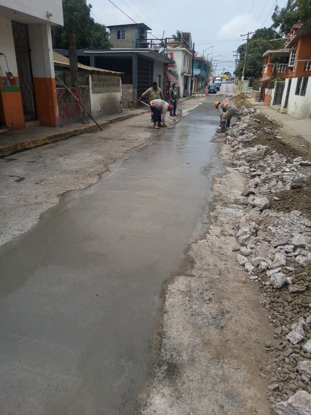 COMAPA Altamira repara pavimento afectado tras labores de mantenimiento y&nbsp;reparación