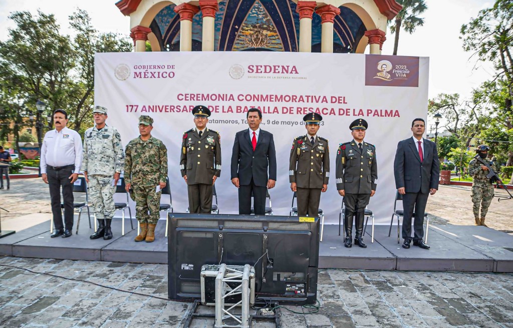 Conmemoran autoridades militares el 177 Aniversario de la Batalla de Resaca de la&nbsp;Palma