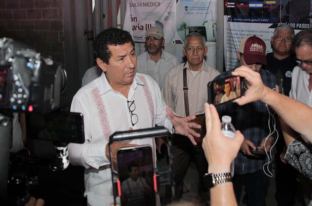 A LAS 10 HRS. DE ESTE VIERNES PASA PRIMER GRUPO DE MIGRANTES CON CITA A EU: ALCALDE MARIO&nbsp;LÓPEZ