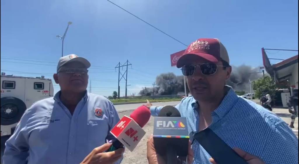 DESCARTA GOBIERNO DE MATAMOROS HAYA HERIDOS POR INCENDIO DE&nbsp;PIPAS