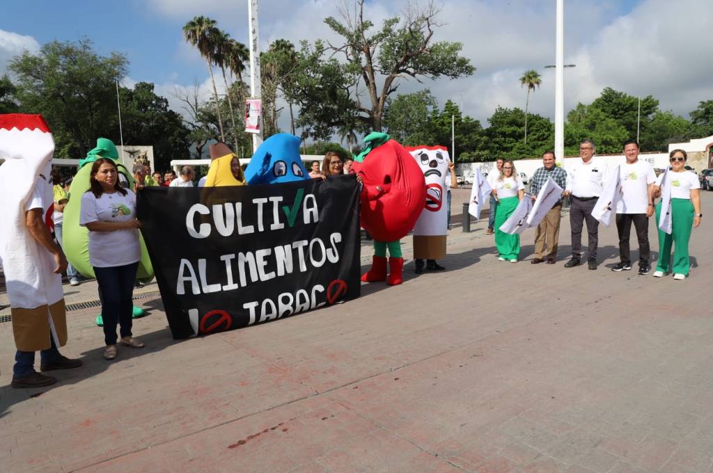 Promueve Salud un Estado libre de adicciones “Cultivemos Alimento, No&nbsp;Tabaco”