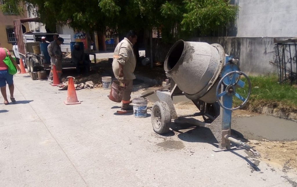 Cumple COMAPA Altamira con reposición de&nbsp;pavimento