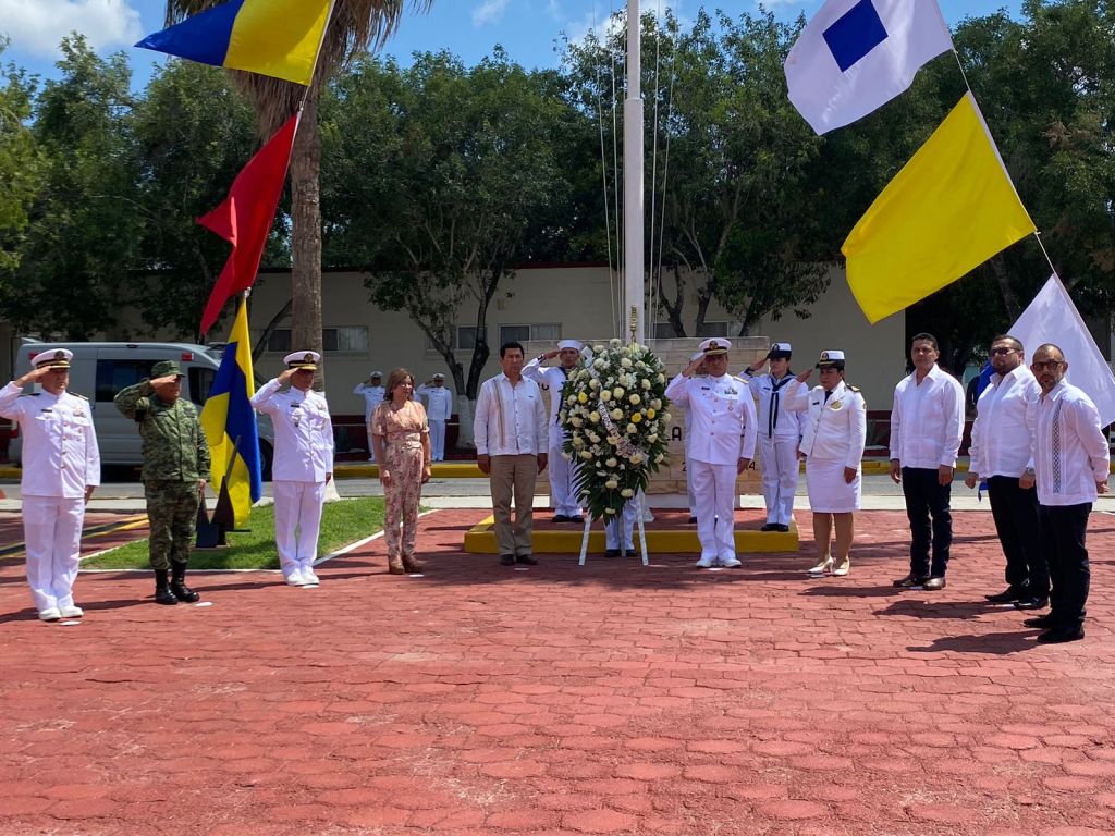 Autoridades de la Primera Zona Naval y del Gobierno de Matamoros celebran “Día de la Marina&nbsp;Nacional”