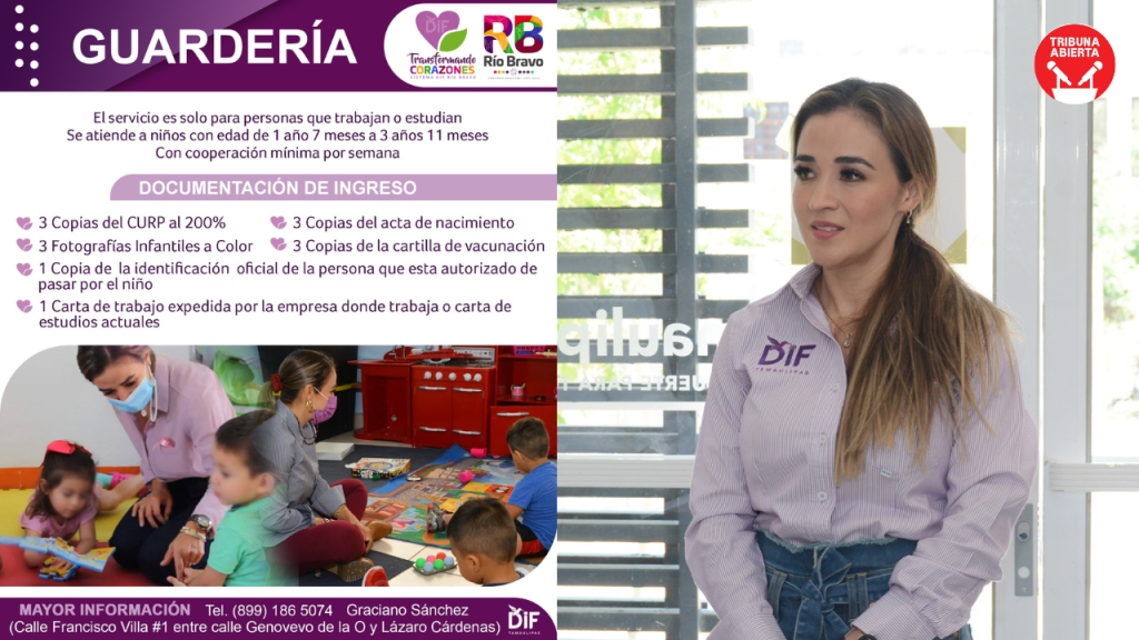 Guardería accesible y solidaria: El compromiso del DIF Río Bravo con el sector&nbsp;vulnerable
