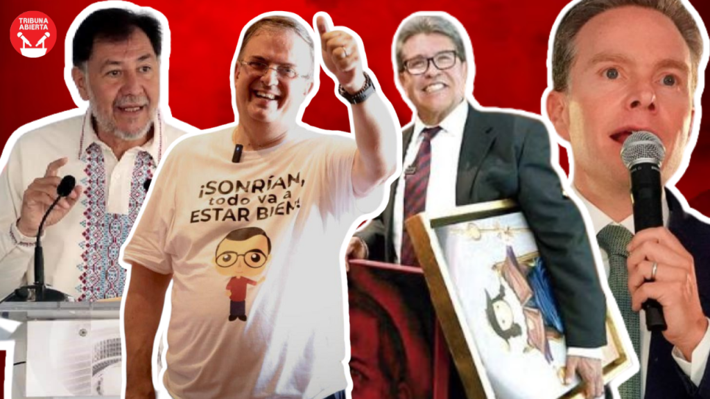 Cuatro aspirantes presidenciales han solicitado licencia: Marcelo Ebrard, Ricardo Monreal, Gerardo Fernández Noroña y Manuel&nbsp;Velasco