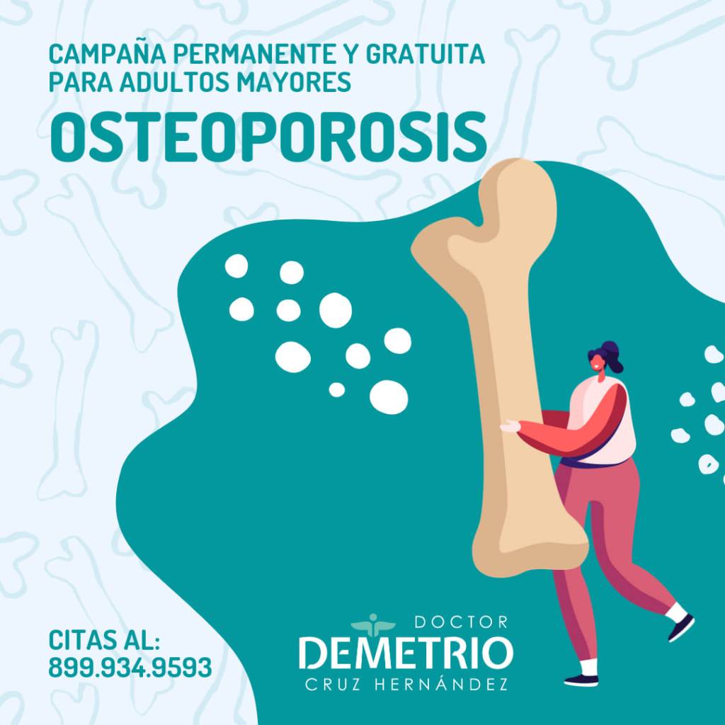 Doctor Demetrio Cruz lanza campaña permanente y gratuita contra la osteoporosis para adultos&nbsp;mayores