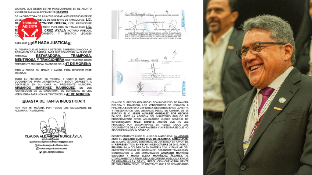 Ruegan intervención del gobernador por abuso de Armando Martínez&nbsp;Manriquez