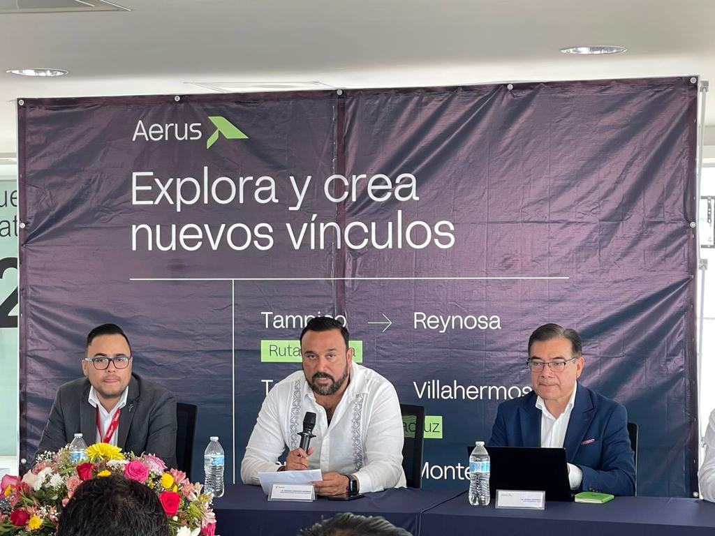 Anuncia secretario de Turismo, nueva ruta aérea que conectará Tampico y&nbsp;Reynosa