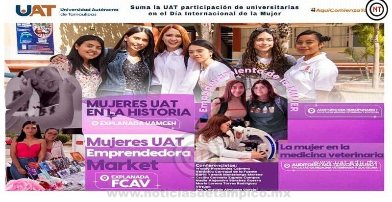 Organiza UAT participación de universitarias en eventos del Día Internacional de la&nbsp;Mujer