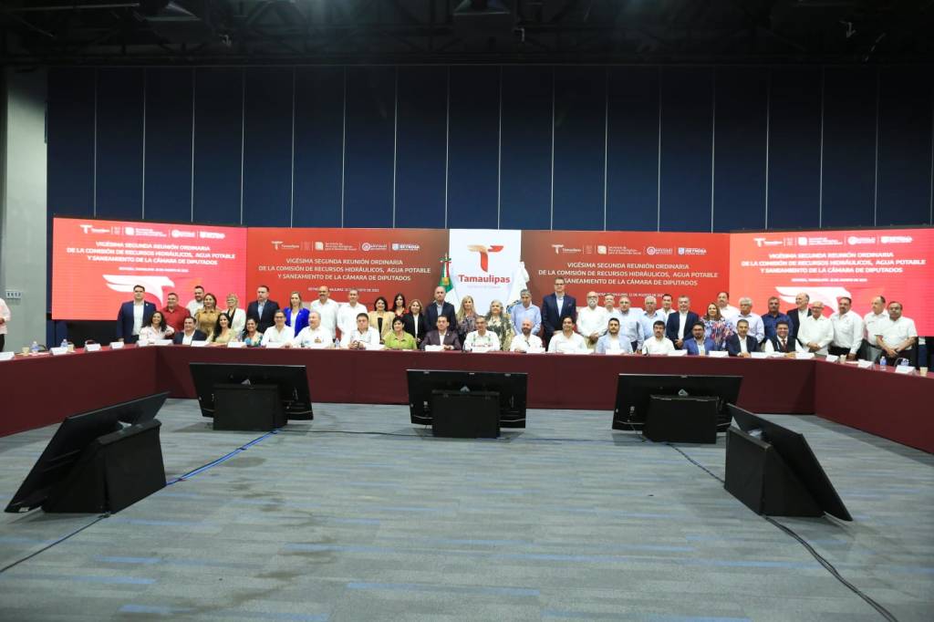 “El agua de Tamaulipas está en buenas manos”, le dicen legisladores federales al gobernador Américo&nbsp;Villarreal