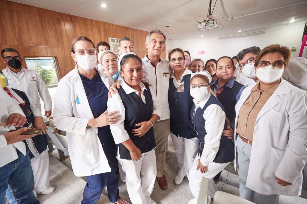Constata Gobernador avance de construcción del Hospital Regional del ISSSTE en&nbsp;Tampico