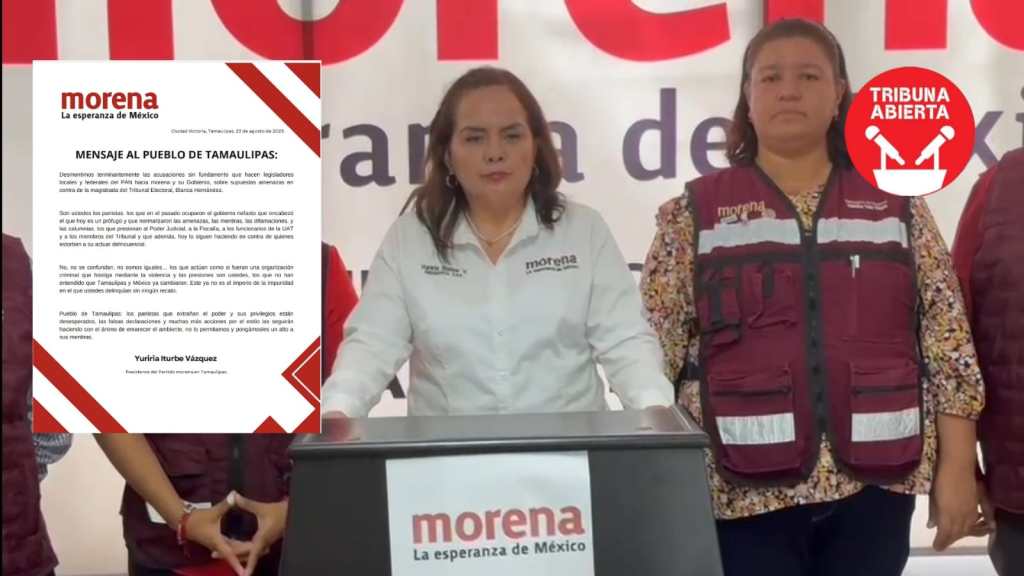 Presidenta de Morena en Tamaulipas Niega Acusaciones del PAN y Critica su Pasado en el&nbsp;Gobierno