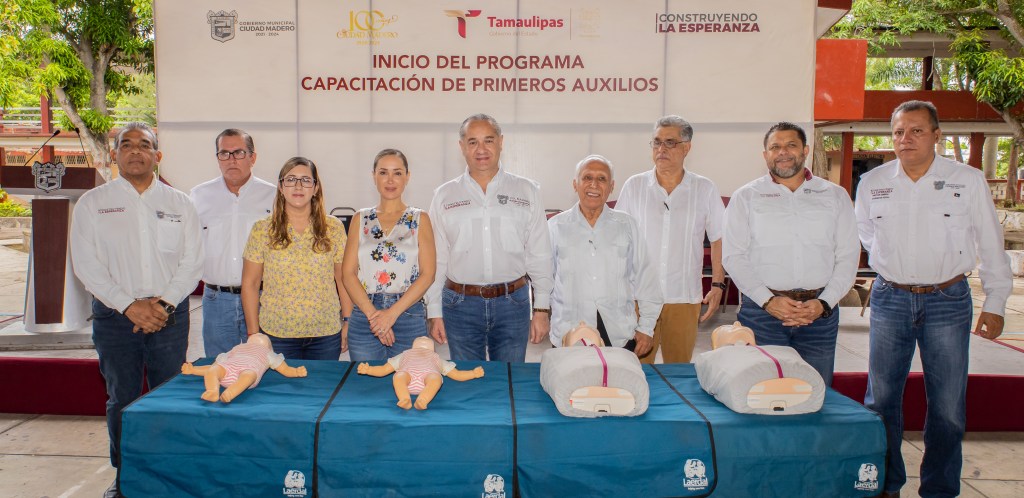 Inicia Programa de Capacitación de Primeros Auxilios en escuelas de Ciudad&nbsp;Madero