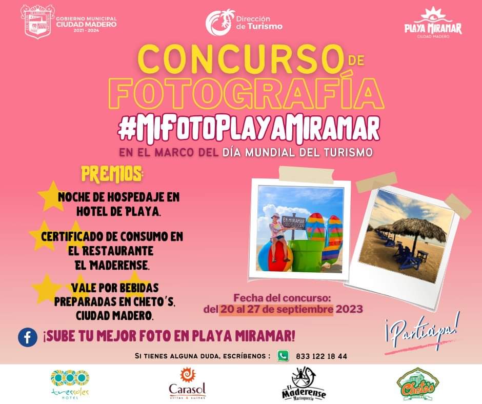 Invitan a Participar en el Concurso #MiFotoPlayaMiramar