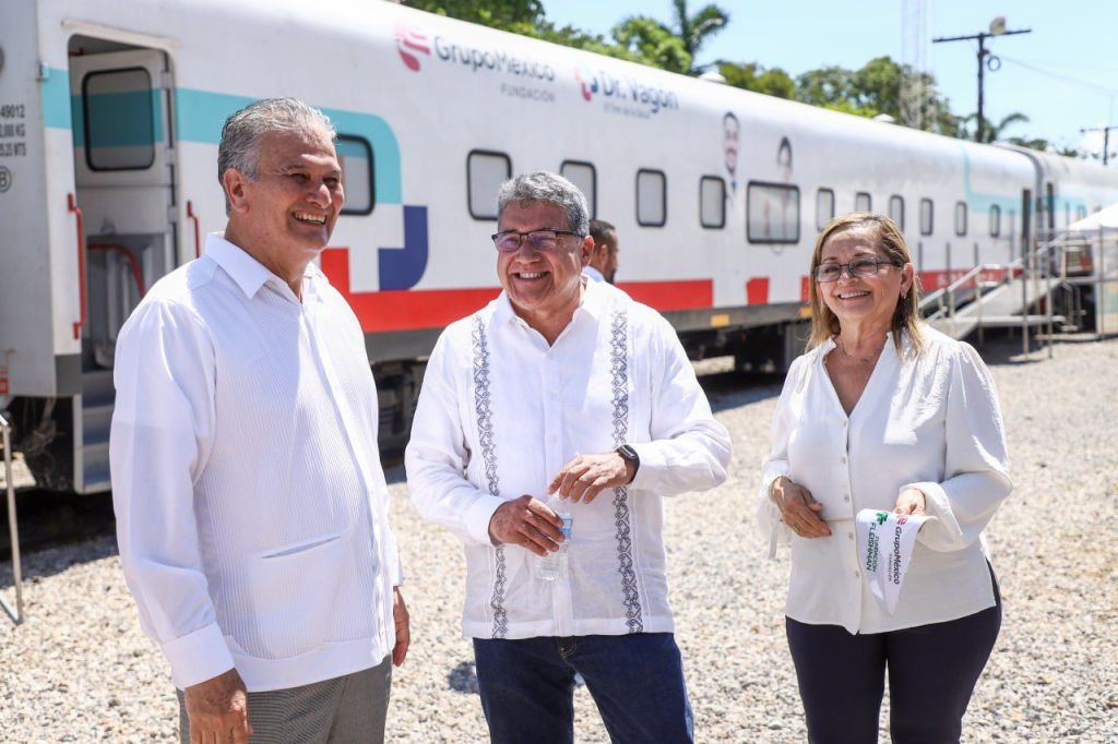 CELEBRAN EN ALTAMIRA LA LLEGADA DEL DR. VAGÓN, EL TREN DE LA&nbsp;SALUD