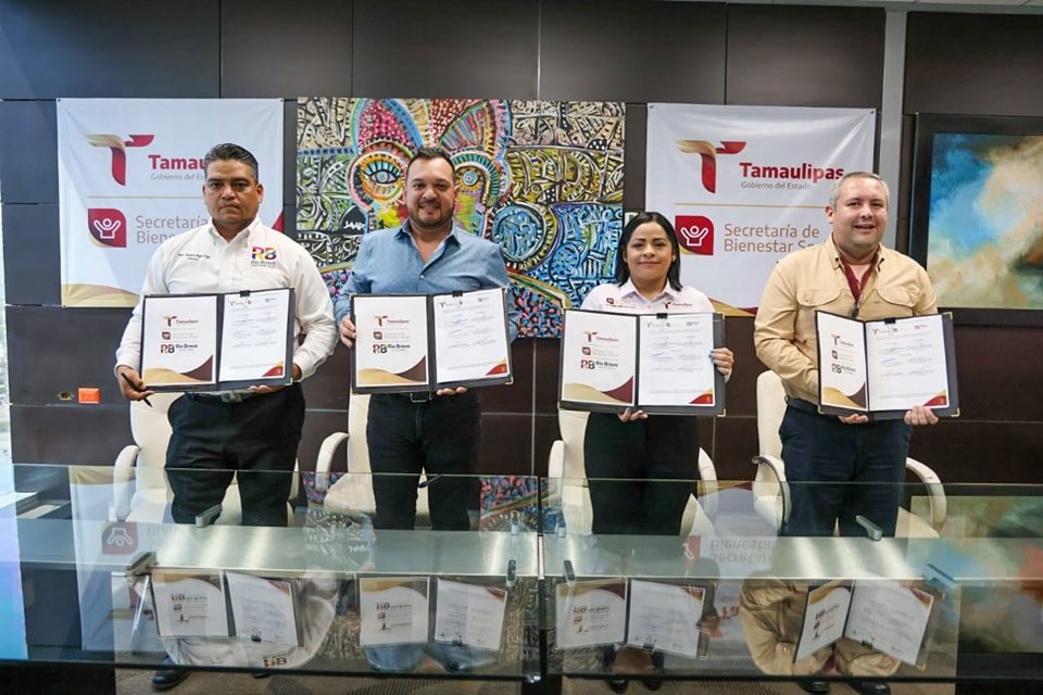 FIRMA ALCALDE CONVENIO DE COLABORACIÓN PARA INSTALACIÓN DE COMEDORES DEL BIENESTAR EN RÍO&nbsp;BRAVO