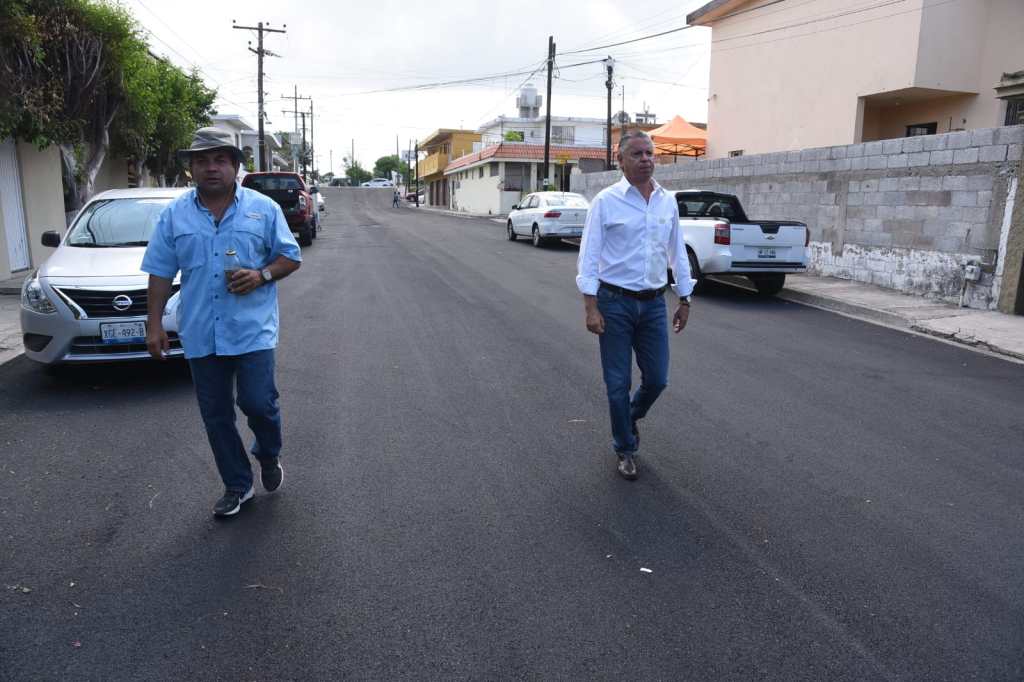 Supervisa Chucho Nader Nuevas Obras de&nbsp;Pavimentación