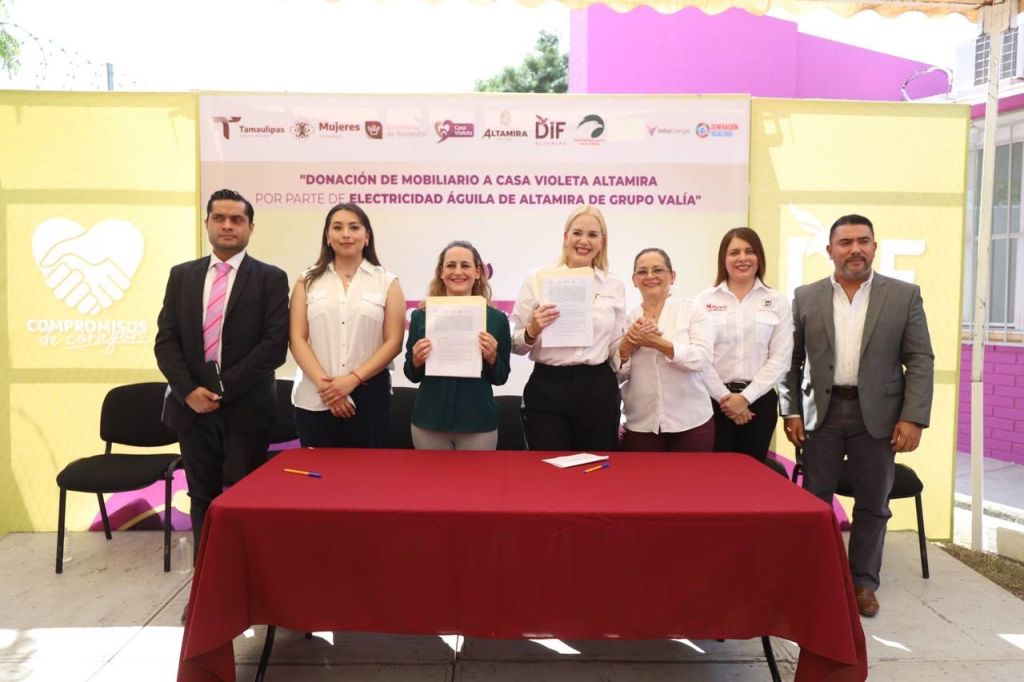 SINERGIA ENTRE EL SISTEMA DIF ALTAMIRA Y LA INICIATIVA PRIVADA BENEFICIA A CASA VIOLETA CON&nbsp;MOBILIARIO