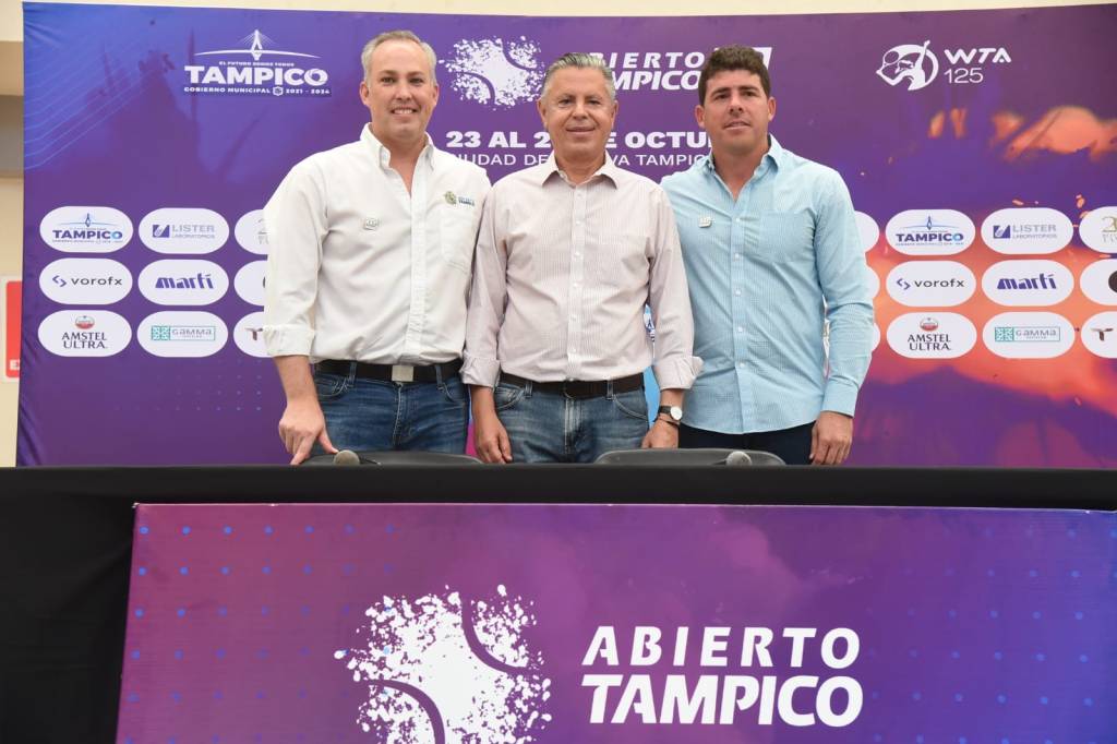 Presenta Chucho Nader Abierto Internacional de Tenis Femenil Tampico&nbsp;2023