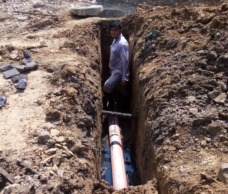 Lleva a cabo COMAPA Altamira labores de reparación y reposición de líneas de&nbsp;drenaje