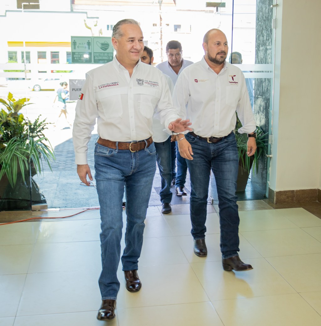 Se reúne Adrián Oseguera con Secretario de Gobierno de&nbsp;Tamaulipas