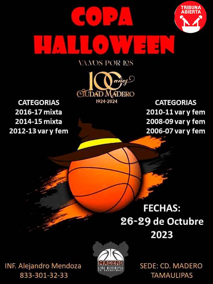 Abiertas las Inscripciones para la Copa de Basquetbol “Halloween&nbsp;2023”