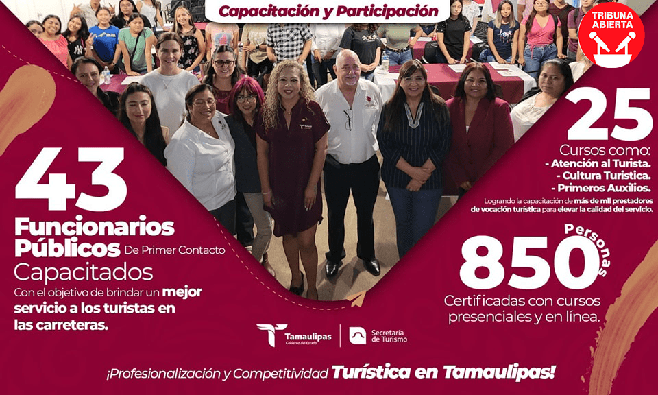 Profesionalización y Competitividad Turística en Tamaulipas: El Compromiso del Gobierno&nbsp;Estatal