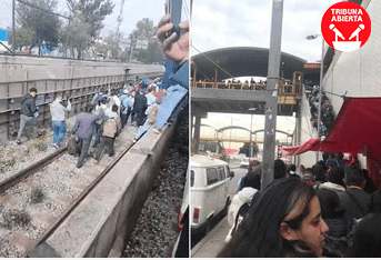 Línea A del Metro CdMx Suspende Servicio de Pantitlán a Agrícola Oriental; Usuarios Caminan en&nbsp;Vías