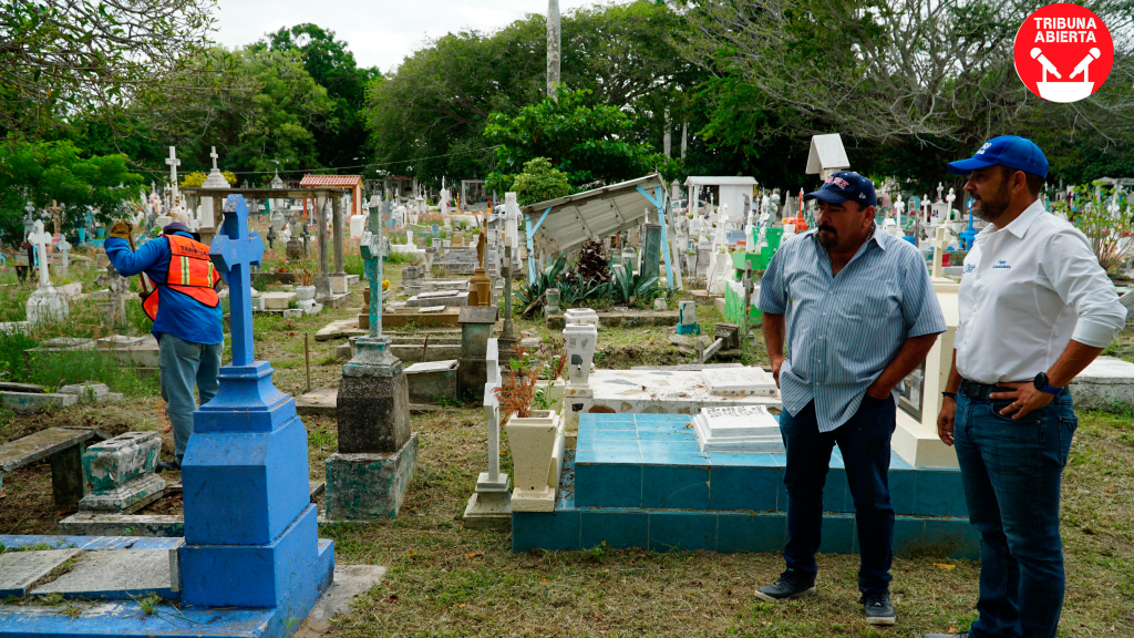Encabeza Pepe Schekaibán limpieza de panteones&nbsp;municipales