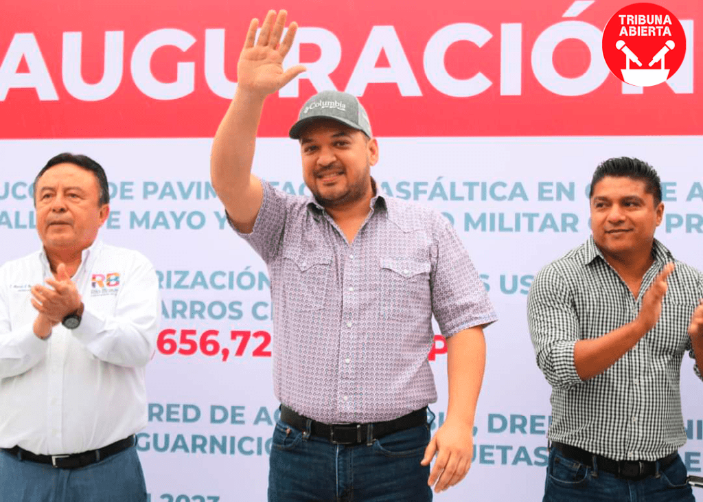 Inauguran pavimentación en calle Aldama gracias al Decreto de Regularización en Río&nbsp;Bravo