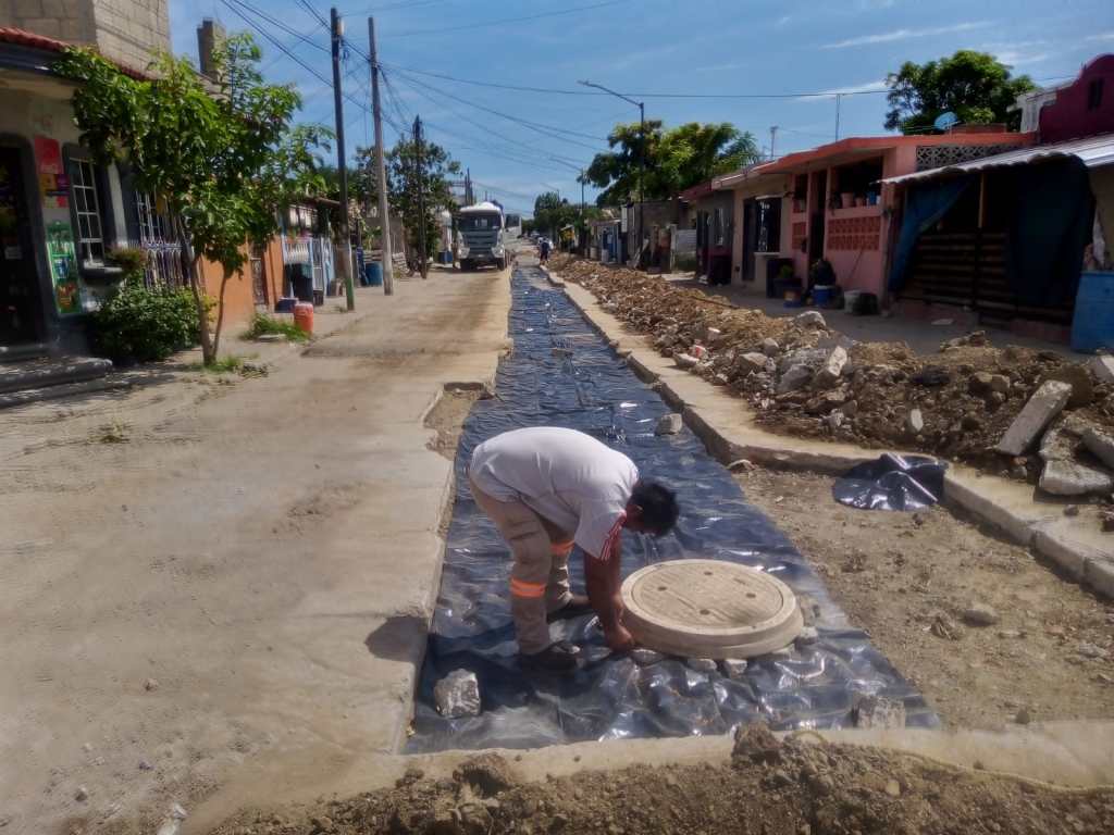 COMAPA Altamira repone pavimento tras labores de mantenimiento en infraestructura&nbsp;hidráulica