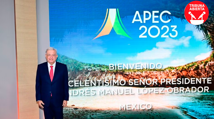 Morena Exalta a López Obrador como ‘El Gigante de Macuspana’ en el Foro&nbsp;APEC