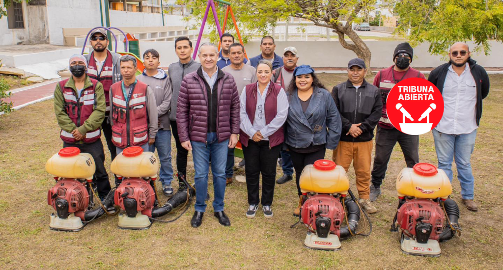 Adrián Oseguera lideró la intensificación de las labores de fumigación en el parque Los&nbsp;Coyoles