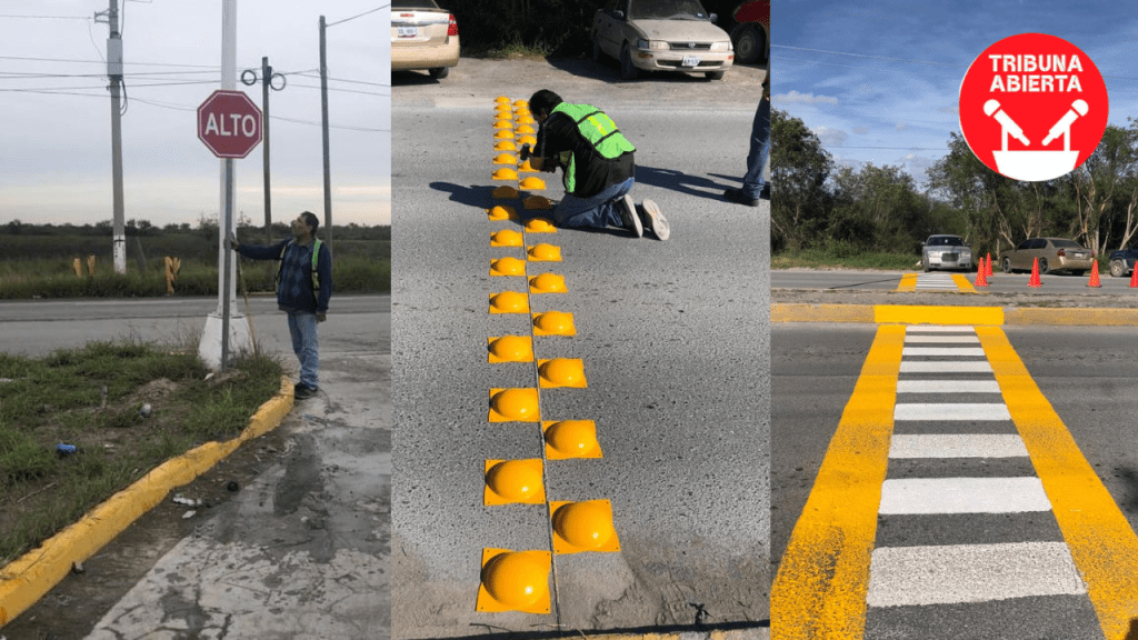 El Gobierno de Río Bravo realiza la colocación y rehabilitación de señales de vialidad en puntos&nbsp;estratégicos.