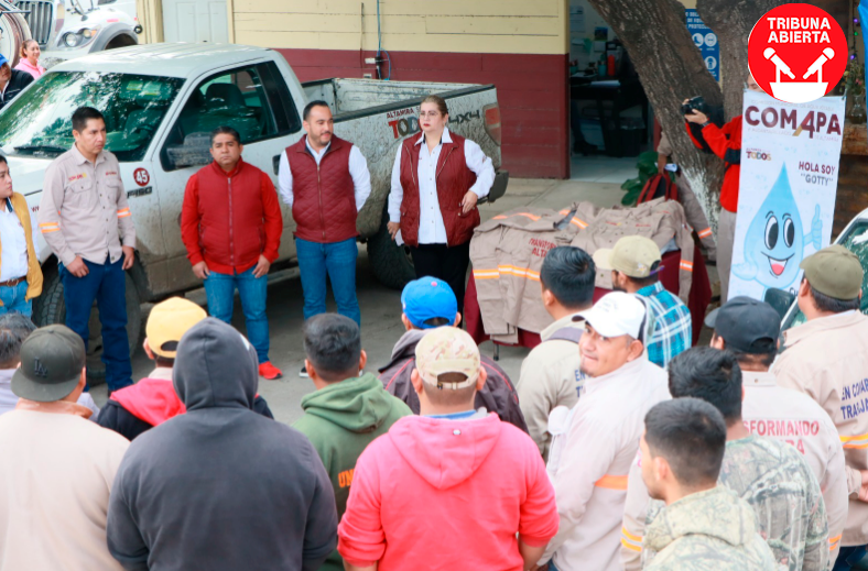 COMAPA Altamira reafirma su compromiso con las condiciones laborales al dotar de uniformes al personal&nbsp;sindicalizado.