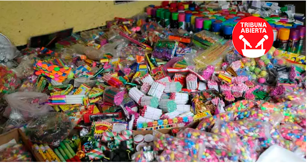 Operativo de Tres Niveles Contra Venta Ilegal de Fuegos Artificiales en&nbsp;Victoria