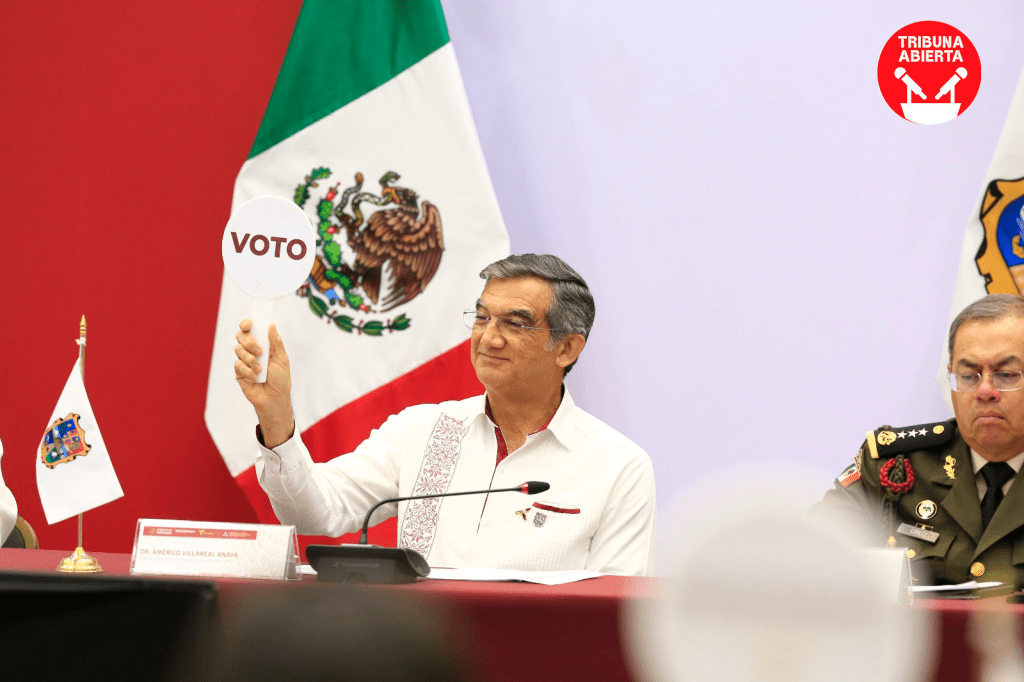 El Gobernador Américo Villarreal Anaya destaca los buenos resultados de la estrategia de seguridad en&nbsp;Tamaulipas.