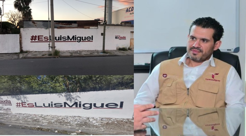 APARECEN “PINTA DE BARDAS” EN APOYO A LUIS MIGUEL&nbsp;IGLESIAS