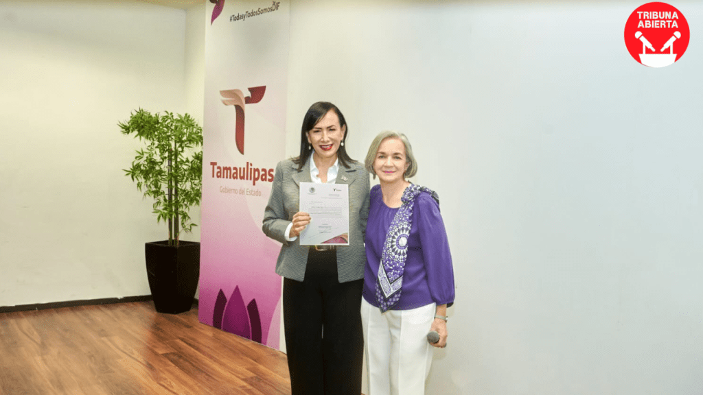 Entrega María de Villarreal nombramiento a Patricia Lara Ayala como directora general del DIF&nbsp;Tamaulipas