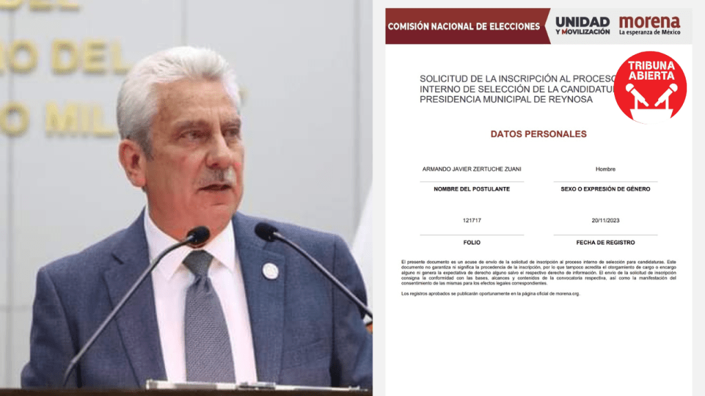 Va Armando Zertuche por la presidencia de Reynosa 