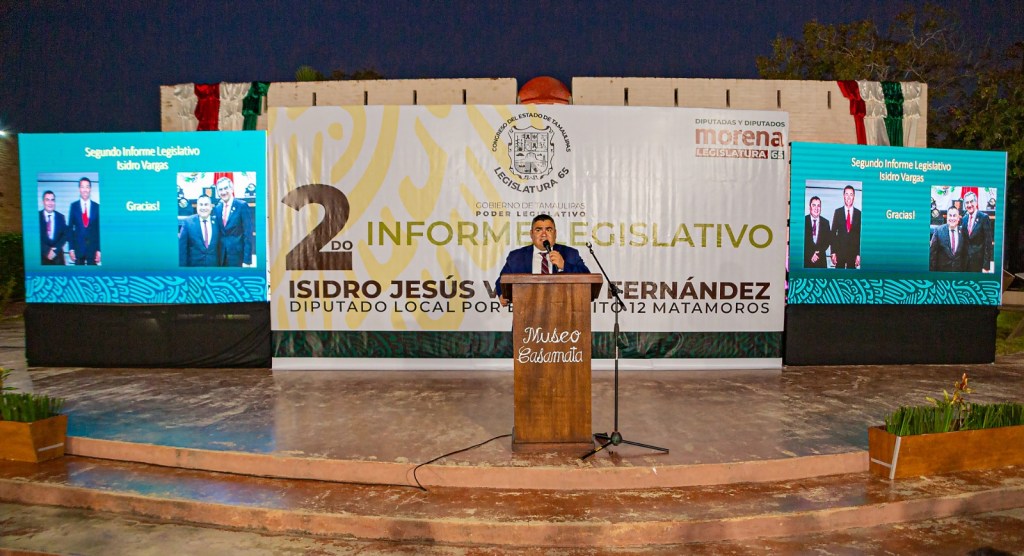 El Diputado Local Isidro Vargas rinde su Segundo Informe&nbsp;Legislativo