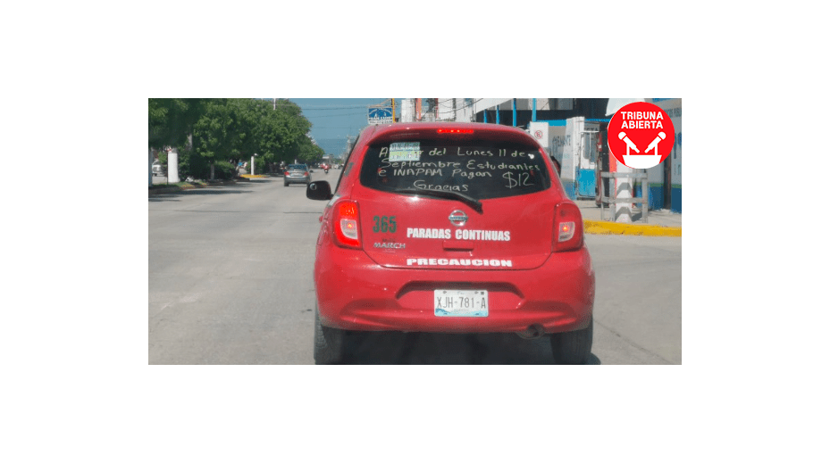 Estudiantes e INAPAM pagarán igual tarifa que usuarios generales en El Mante,&nbsp;Tamaulipas