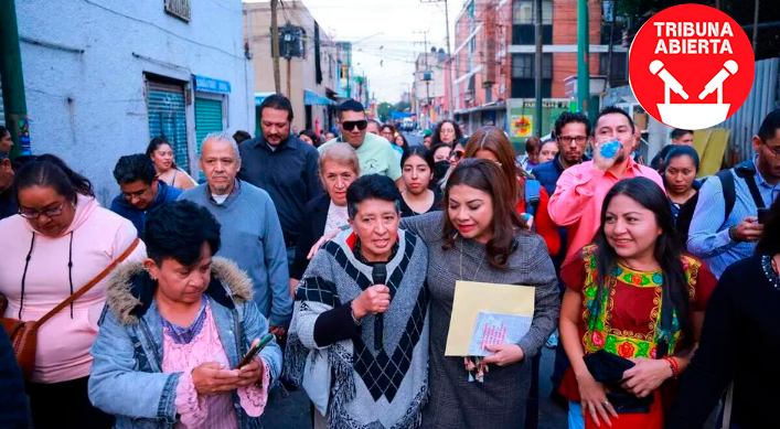 Clara Brugada Recorre Tepito, Demostrando Apoyo a la&nbsp;Comunidad