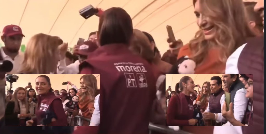 Claudia, no saluda a Maki&nbsp;Ortiz