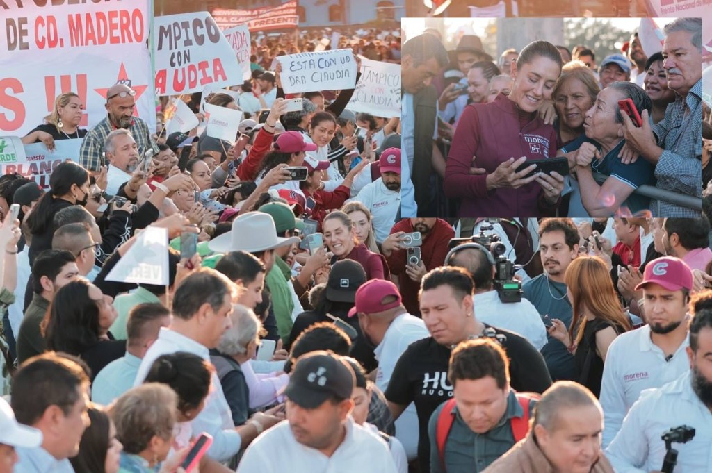 “YO LE DOY MI CORAZÓN A TAMAULIPAS”: CLAUDIA&nbsp;SHEINBAUM